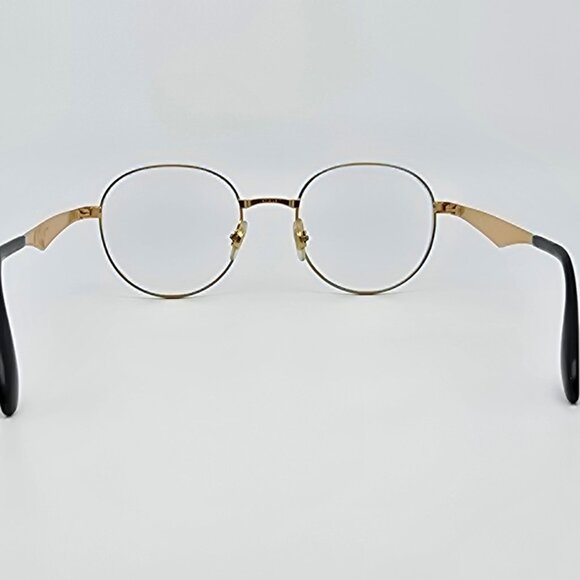 Ray-Ban RB6343 2860 Gold Phantos Round Eyeglasses Frame 47-19-140 - Picture 4 of 12